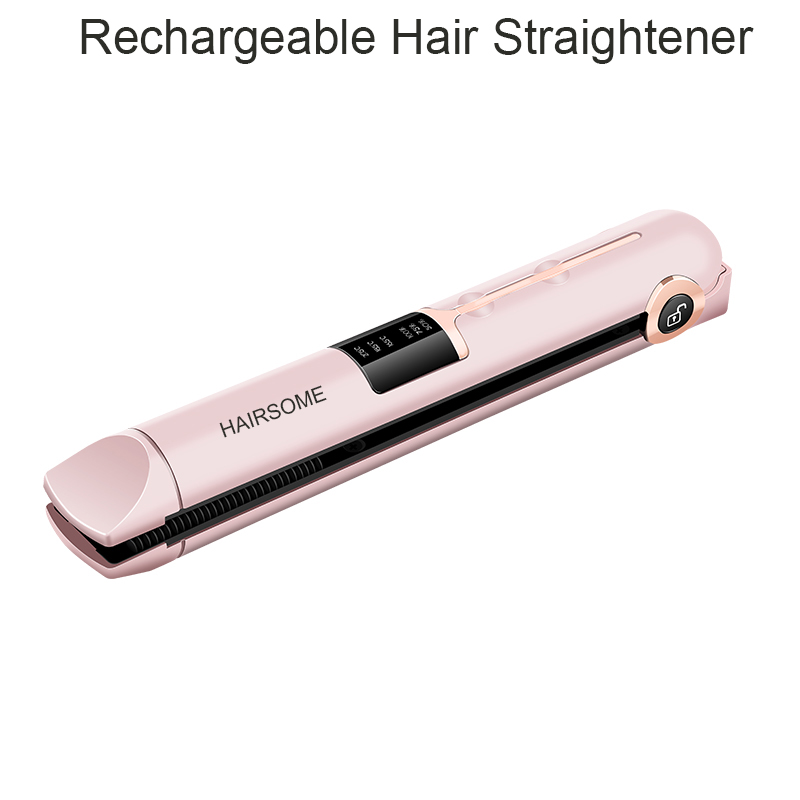 Rechargeable hair straightener