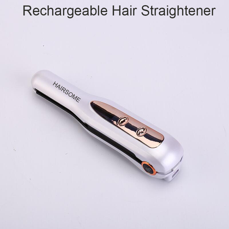 Rechargeable hair straightener 