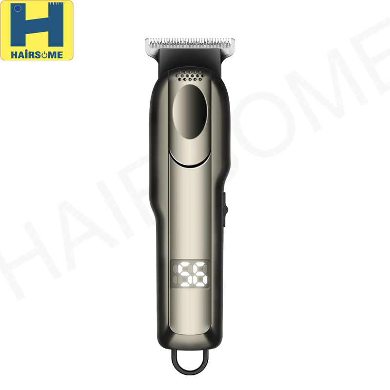 rechargeable beard trimmer LED display